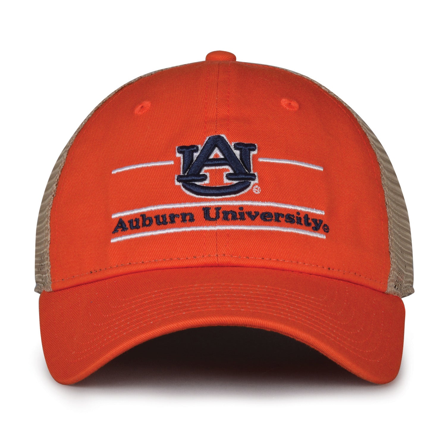 Auburn Tigers trucker hat with breathable mesh design