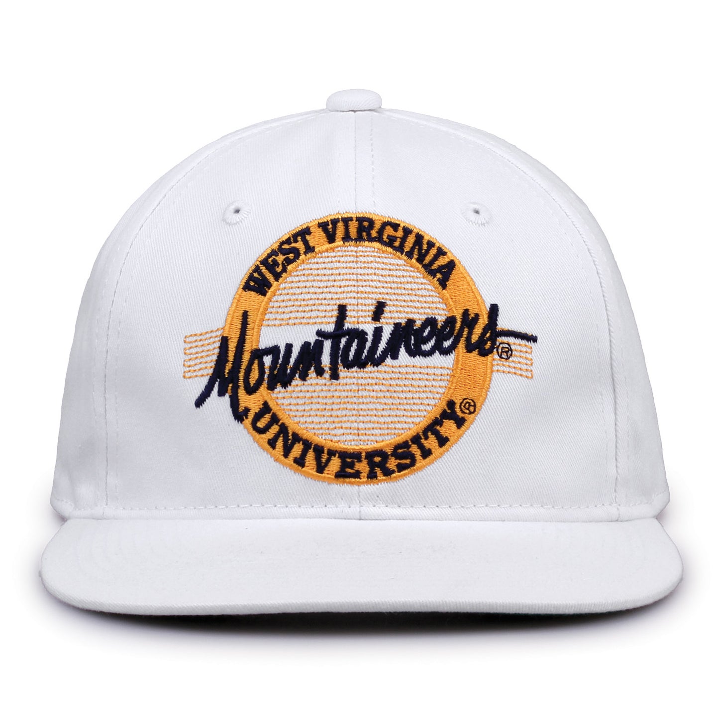 West Virginia Retro Circle Snapback