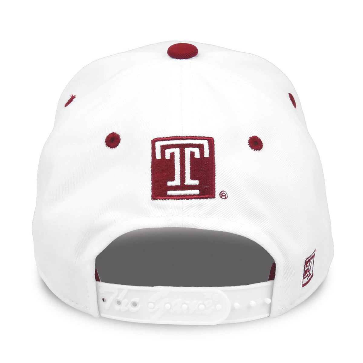 Temple Owls Bookstore Snapback - White, alternate view 1
