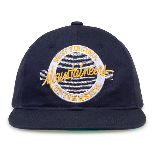 West Virginia Retro Circle Snapback