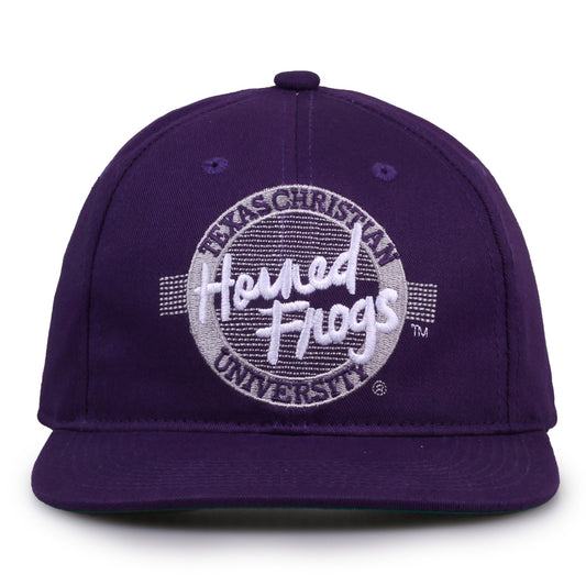 TCU Retro Circle Snapback