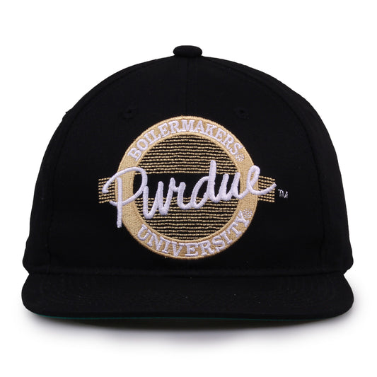 Purdue Retro Circle Snapback