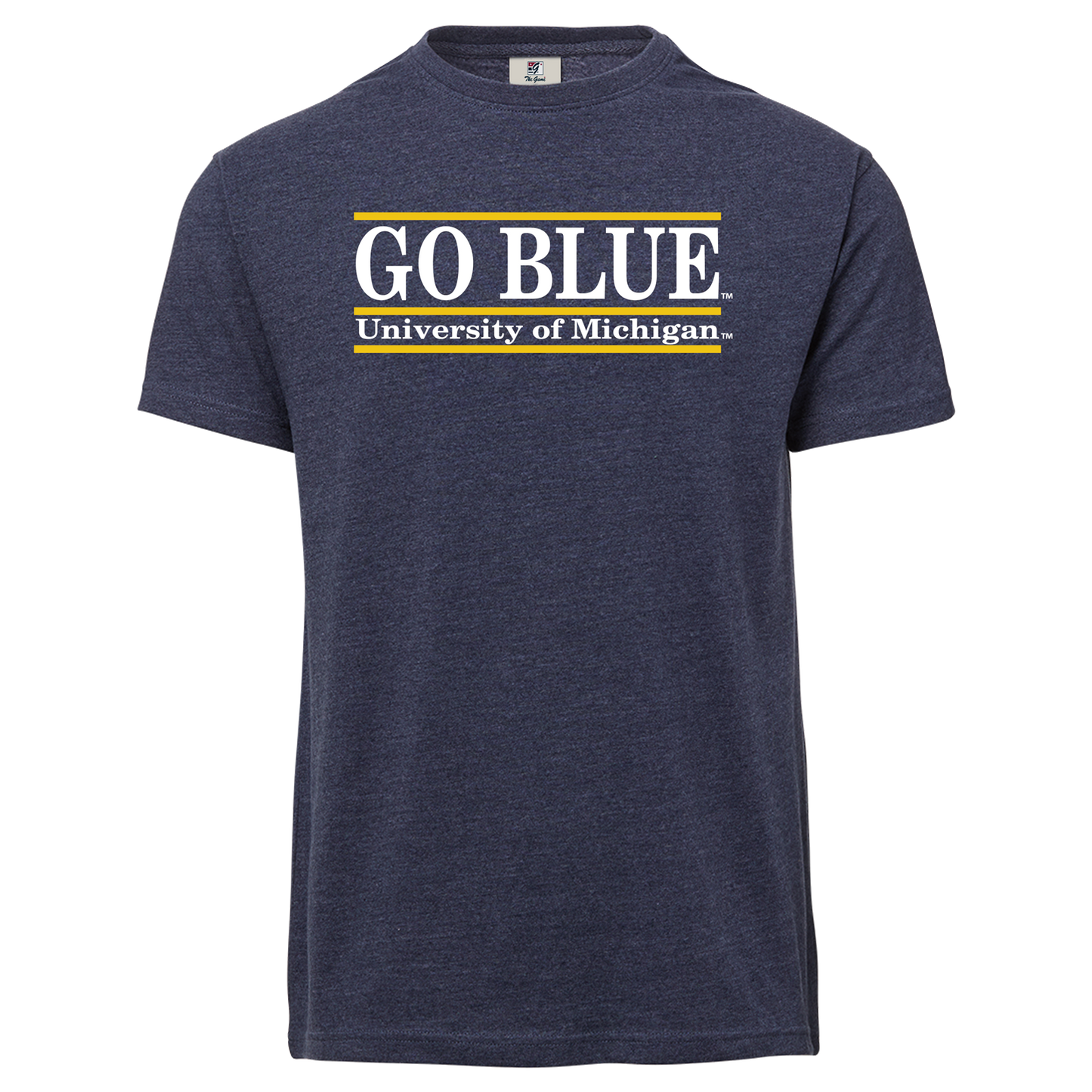 Michigan Go Blue Bar Tee