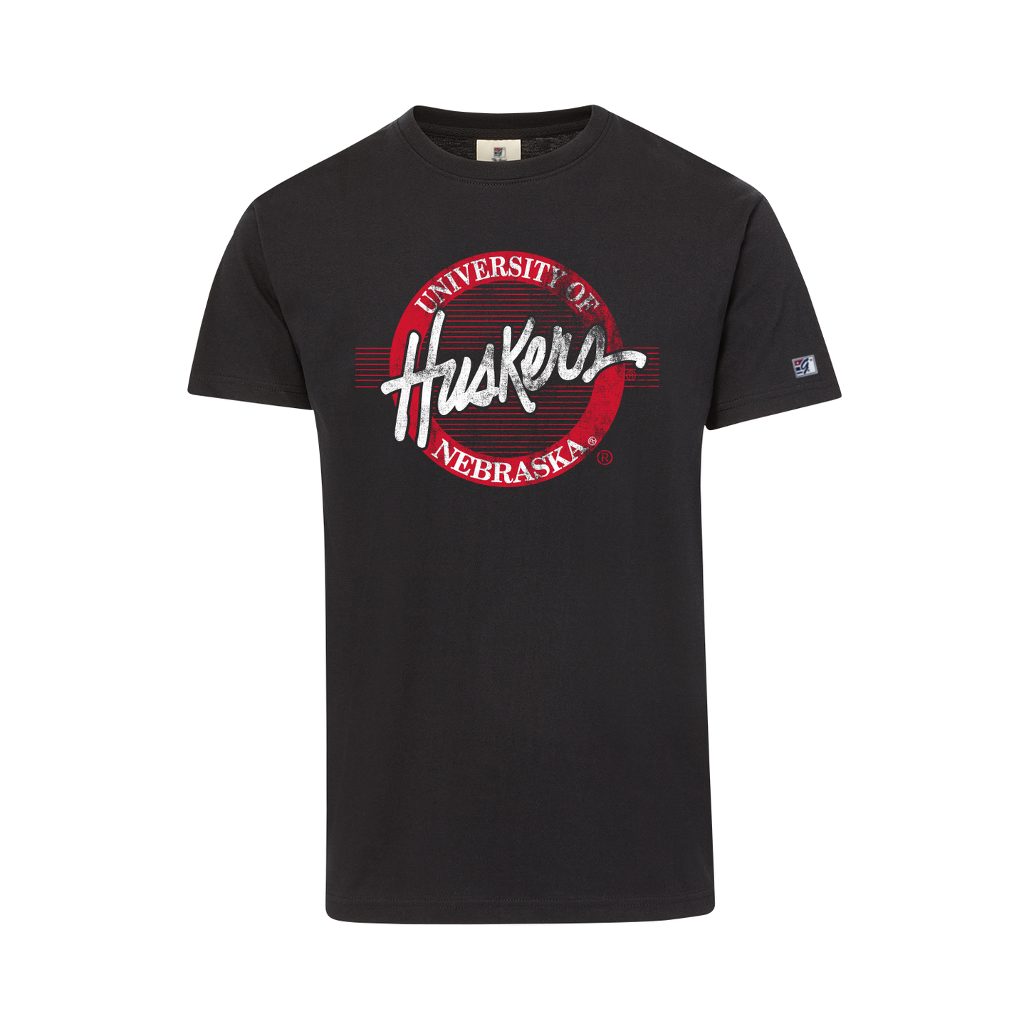 Nebraska "Retro Circle" Sustainable Tee