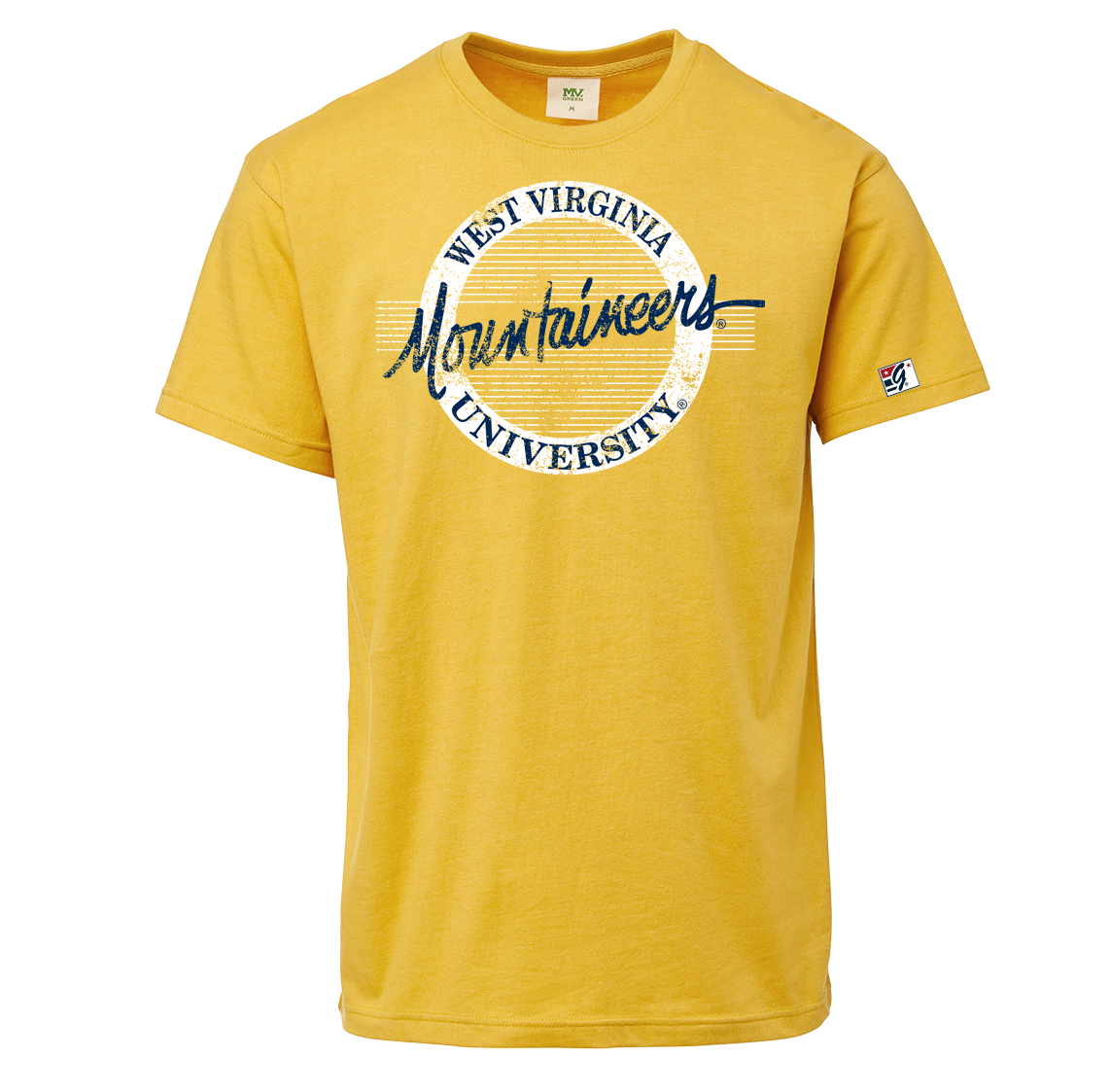 West Virginia Retro Circle Tee