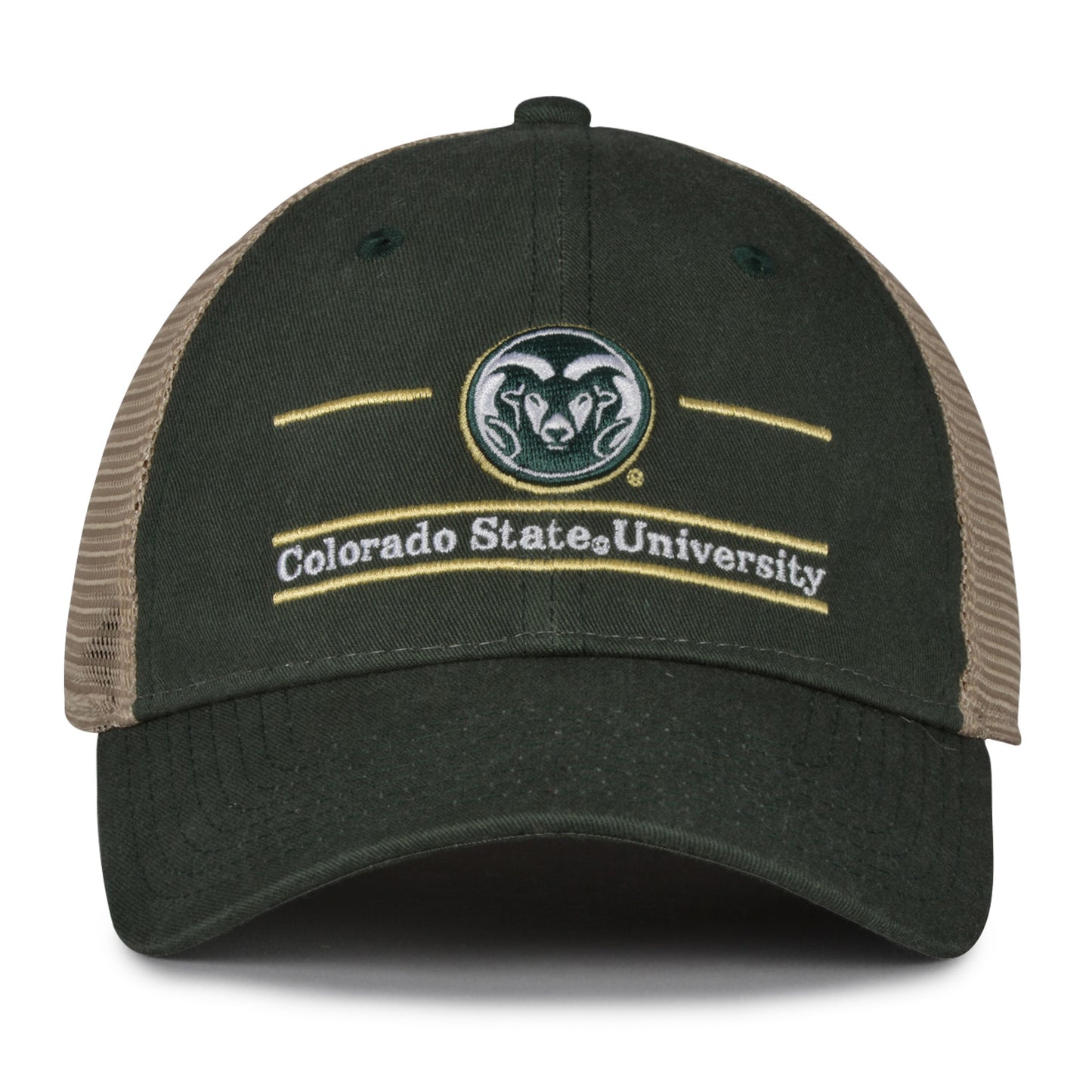 Colorado State Rams trucker hat with breathable mesh
