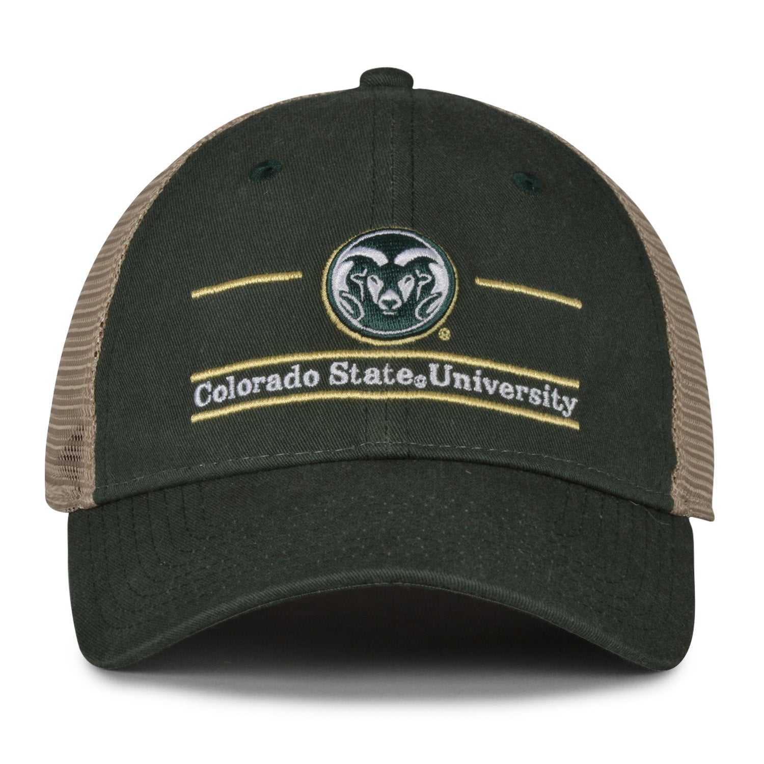 Colorado State Rams trucker hat with breathable mesh