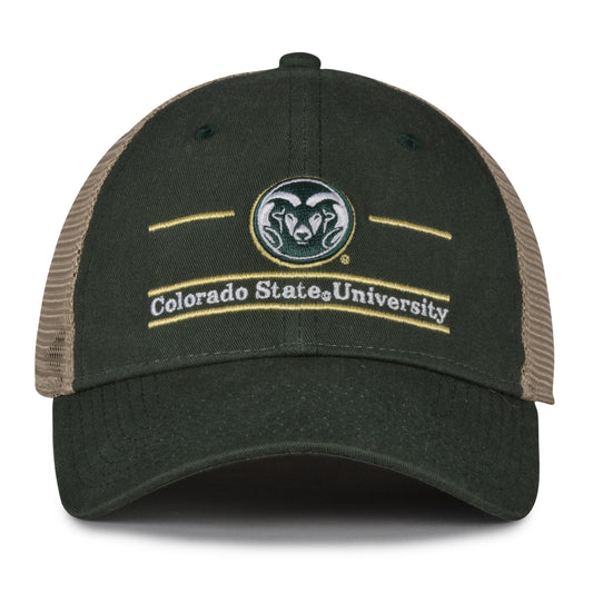 Colorado State Rams trucker hat with breathable mesh