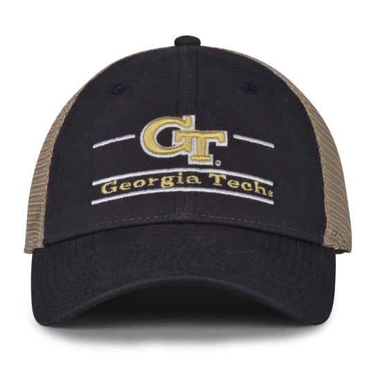 Georgia Tech Yellow Jackets trucker hat with breathable mesh