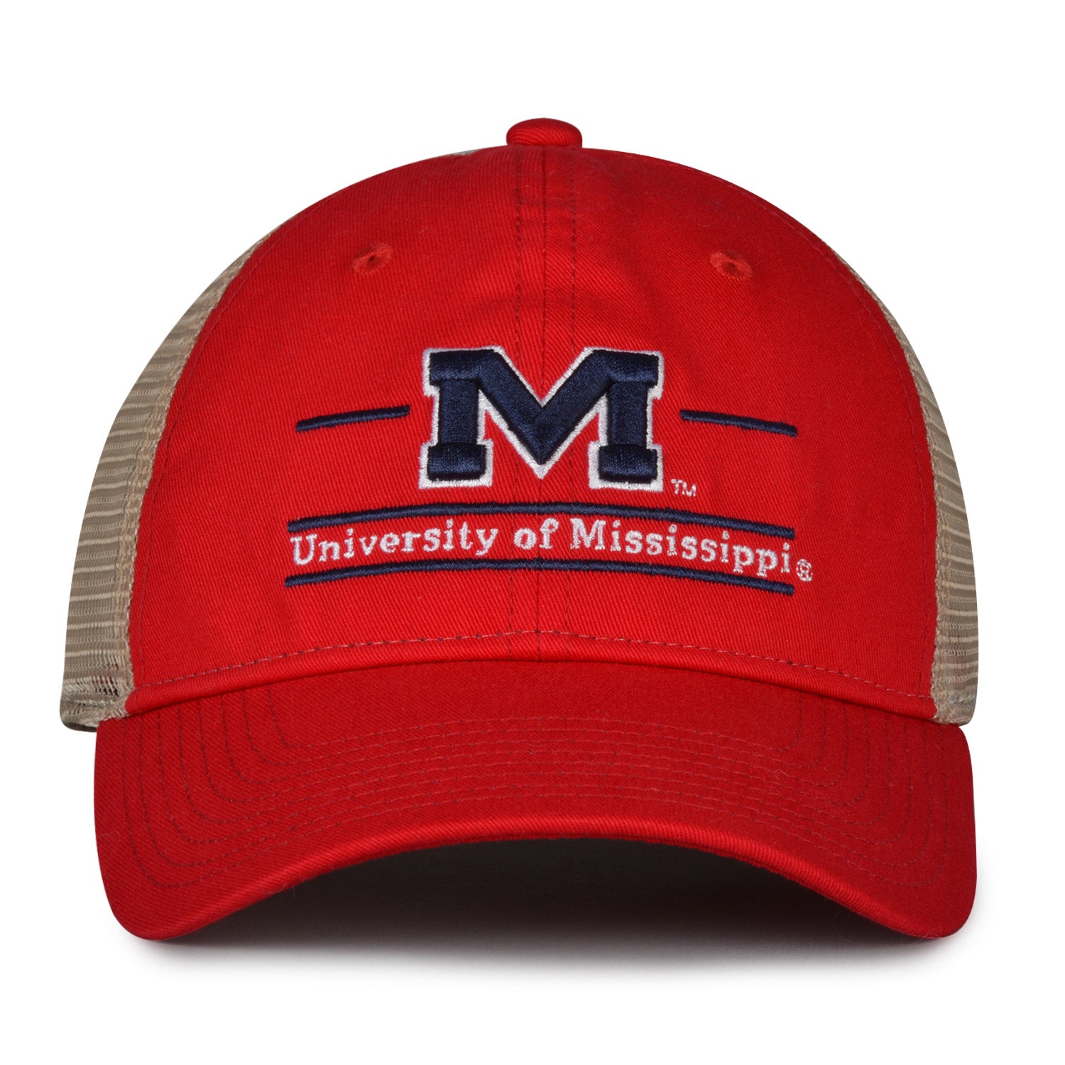 Ole Miss Rebels trucker hat with mesh back