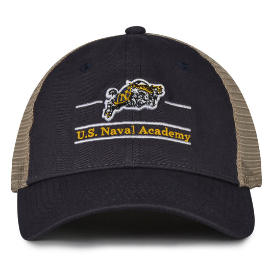 Navy Split Bar Trucker