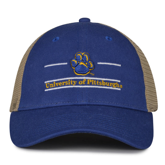 Pitt Panthers trucker hat with mesh design