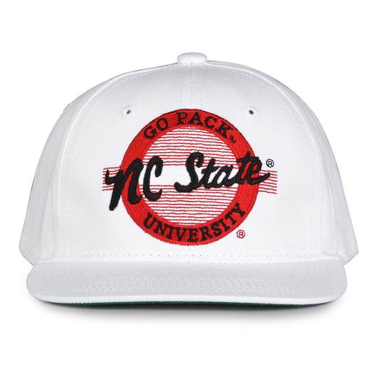 NC State Retro Circle Snapback