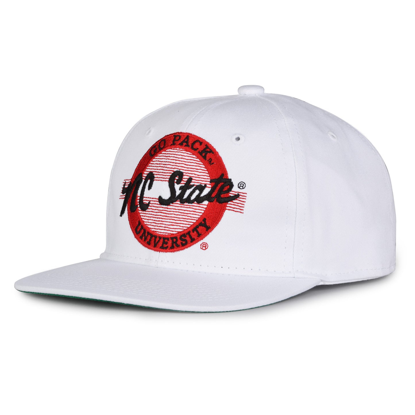 NC State Retro Circle Snapback