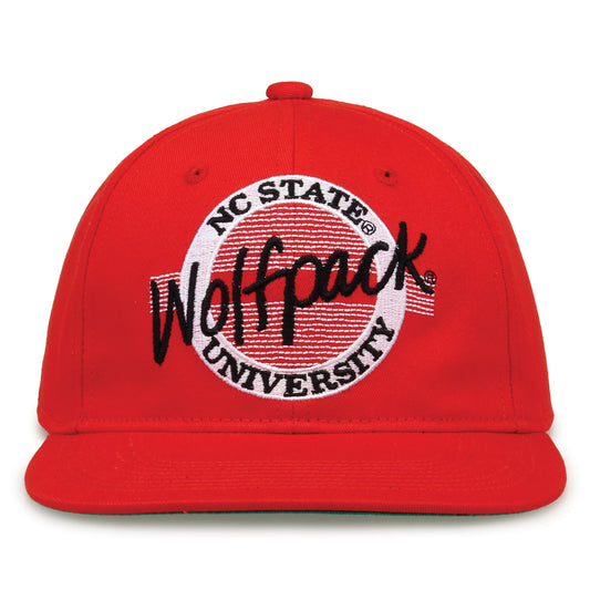 NC State Retro Circle Snapback