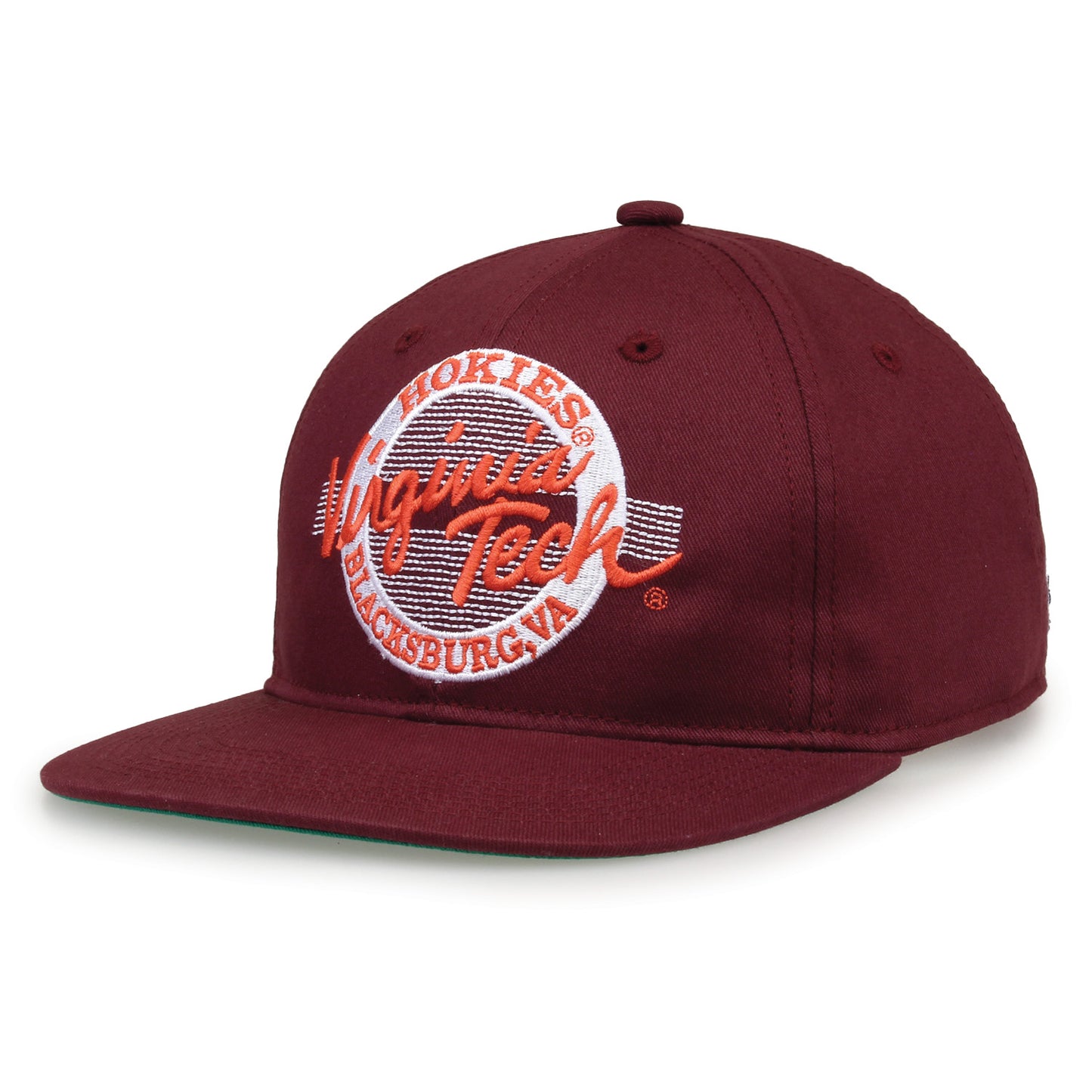 Virginia Tech Retro Circle Snapback