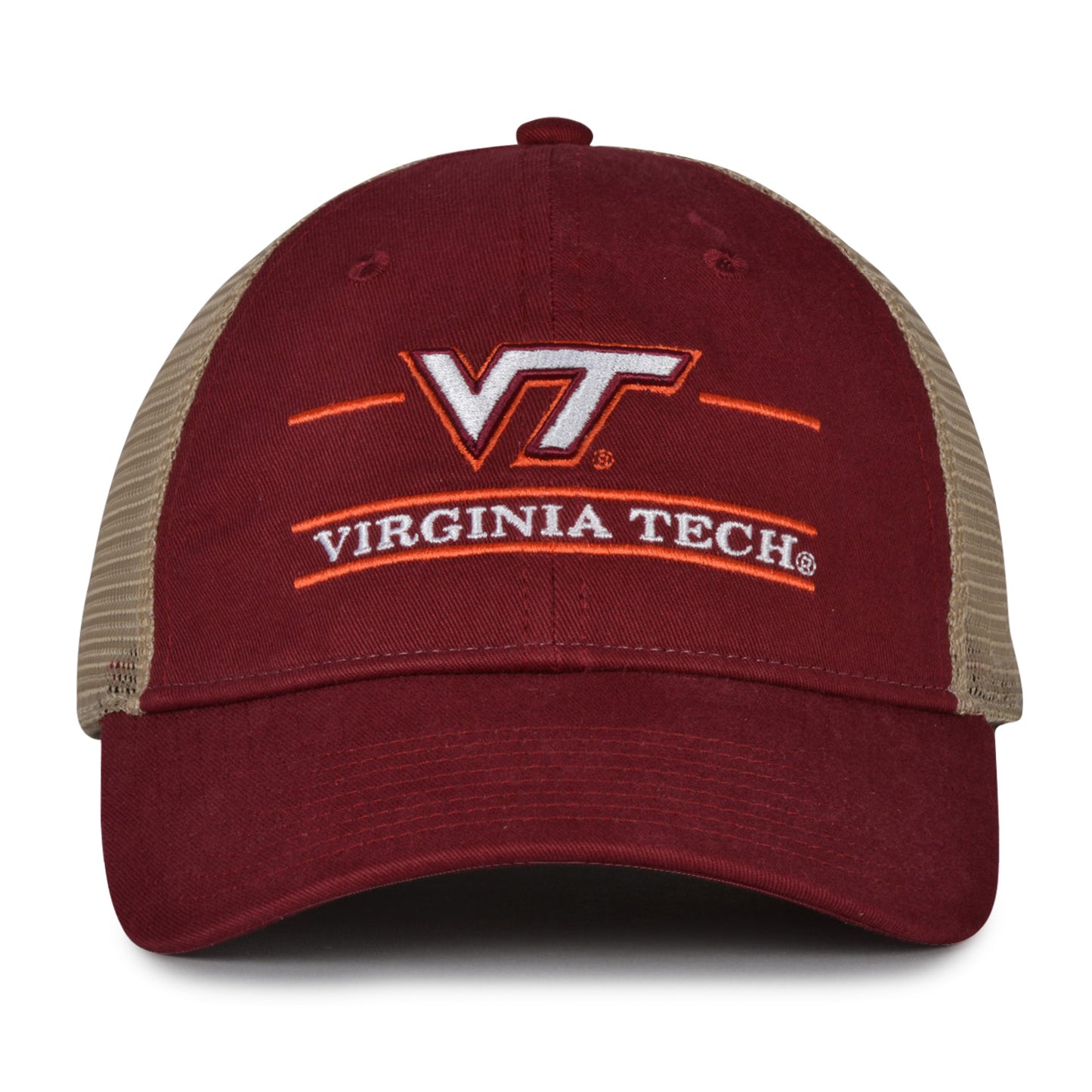 Virginia Tech Hokies trucker hat with mesh back