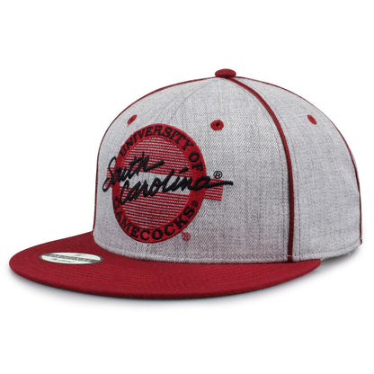 University of South Carolina Classic Grey Wool Circle Design Snapback