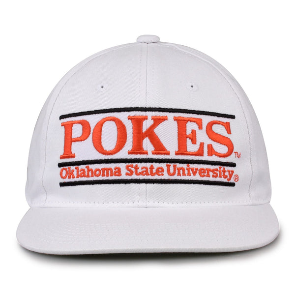 Oklahoma State Retro Bar Snapback - White