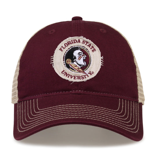 Florida State Trucker Hat Circle Design