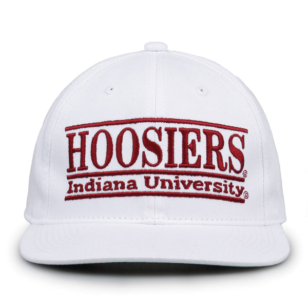 Indiana Retro Bar Snapback - White