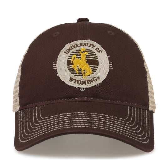 Wyoming Trucker Hat Circle Design