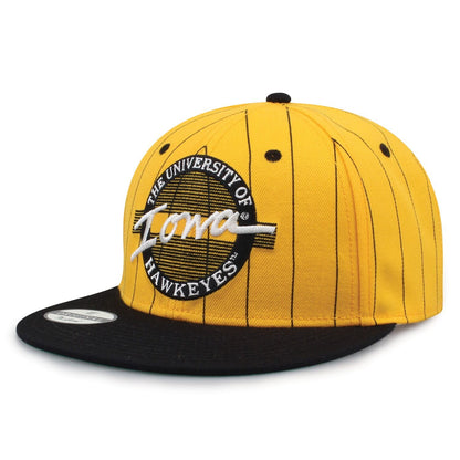 University Of Iowa Pinstripe Circle Design Snapback