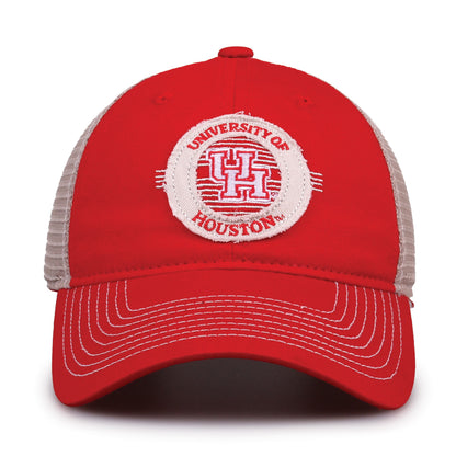 Houston U Trucker Hat Circle Design