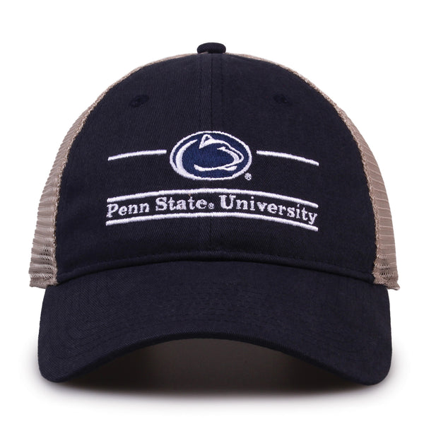 Penn State Nittany Lions trucker hat with mesh backing
