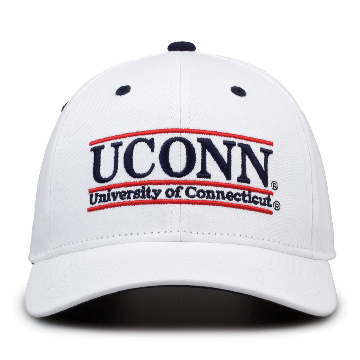 UConn Huskies Bookstore Snapback - White, product view