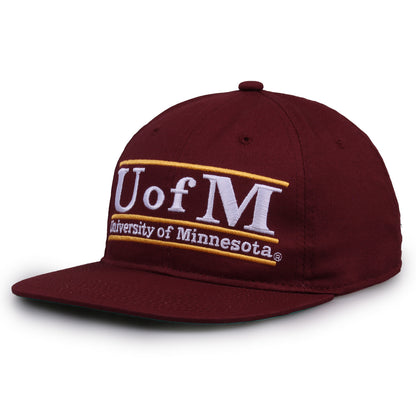 Minnesota Hat Retro Snapback Bar Design