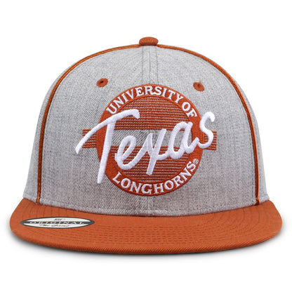 University Of Texas Classic Grey Wool Circle Design Snapback