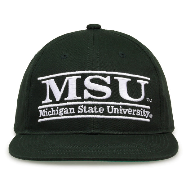 Michigan State Retro Bar Snapback - Dark Green