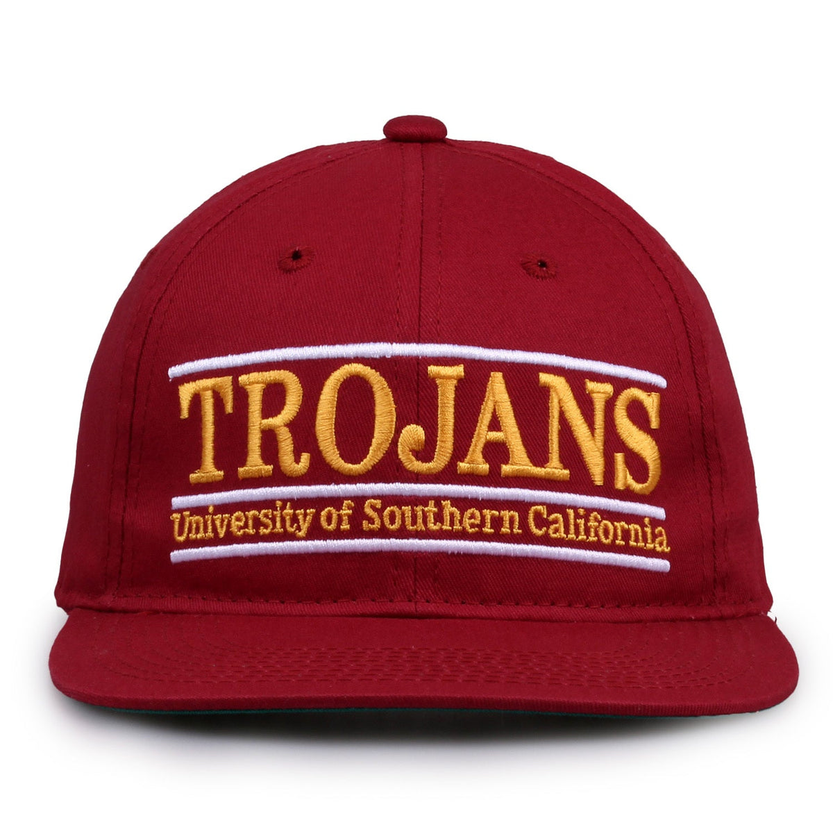 USC Trojans Retro Bar Snapback - Cardinal, front view