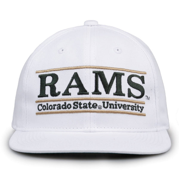Colorado State Retro Bar Snapback - White