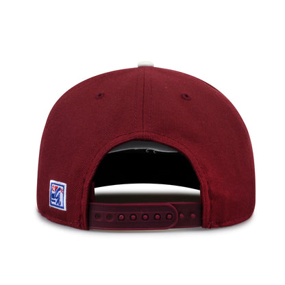 Texas A&M University Contrast Brim Split Bar Snapback