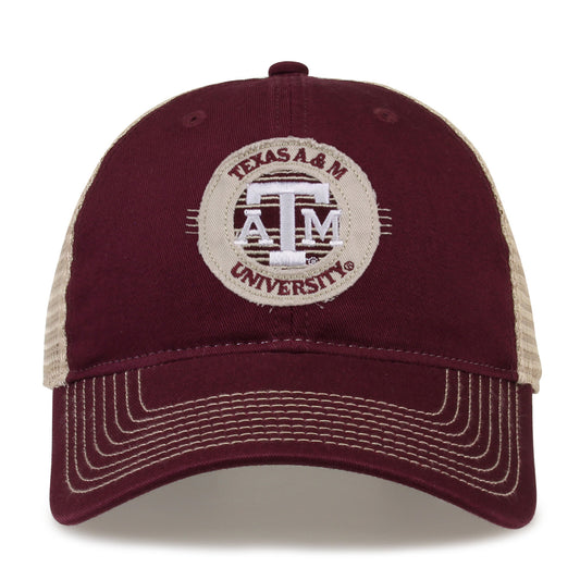 Texas A&M Trucker Hat Circle Design