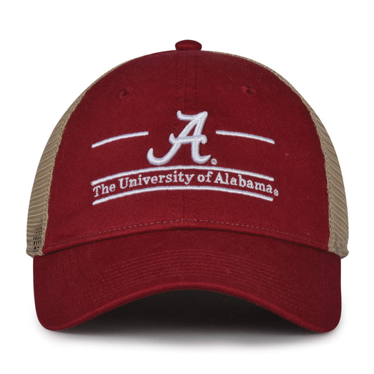 Alabama Crimson Tide trucker hat with breathable mesh