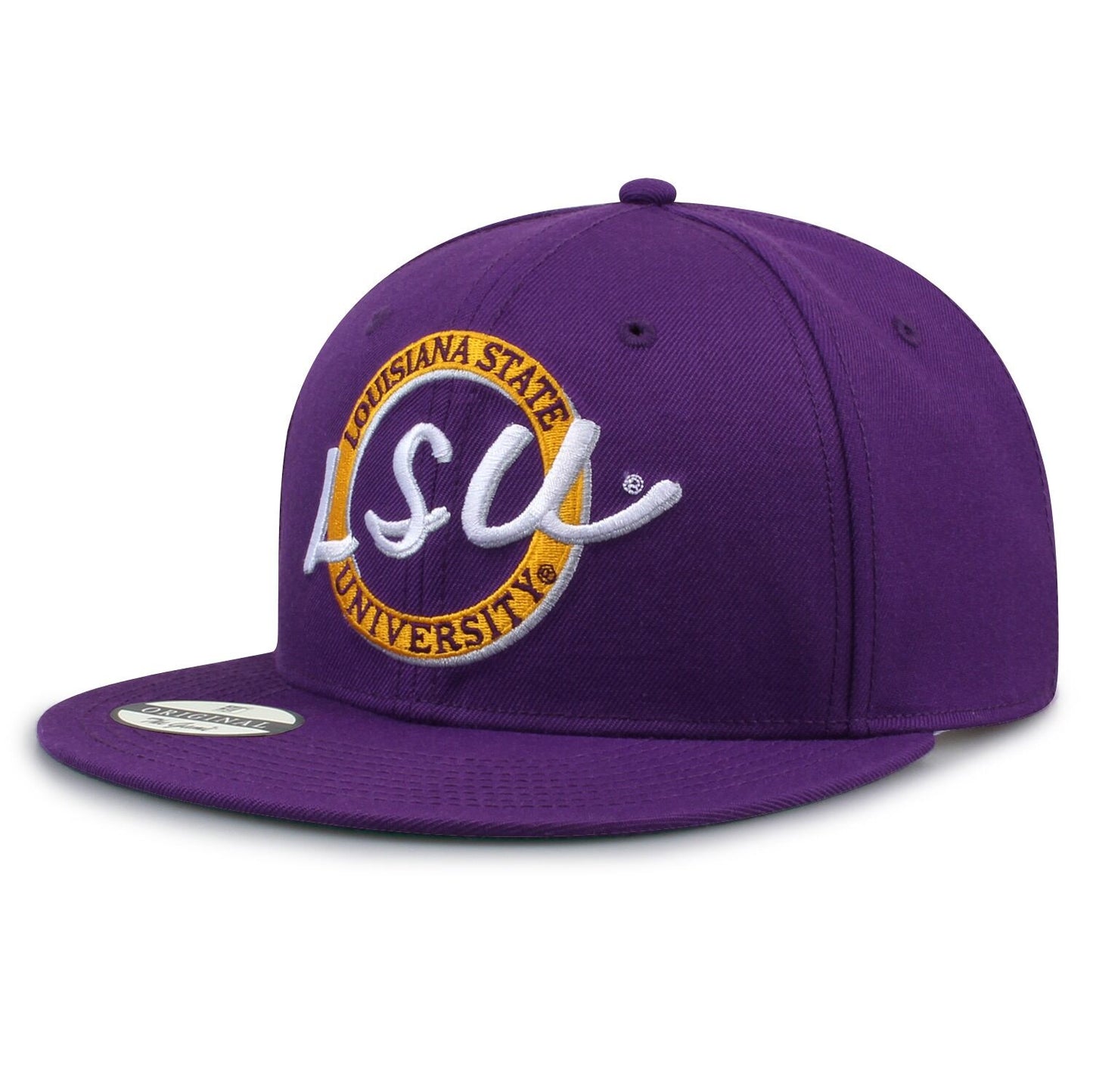 Louisiana State University Oversized Script Retro Circle Design