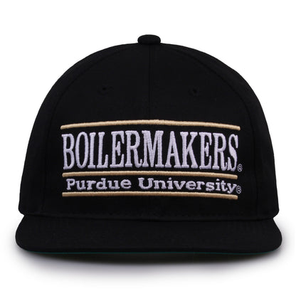 Purdue Hat Retro Snapback Bar Design