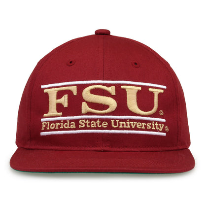 FSU Snapback Hat Retro Bar Design