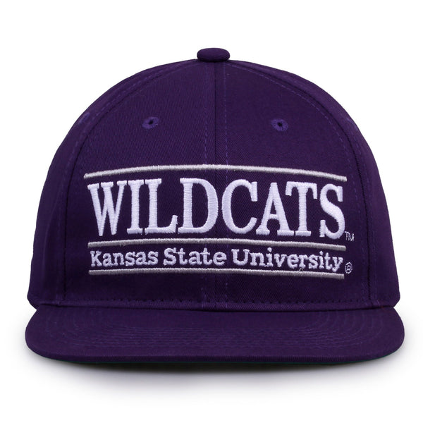 Kansas State Retro Bar Snapback - Purple