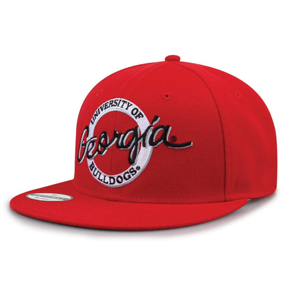 University Of Georgia Oversized Script Retro Circle Design