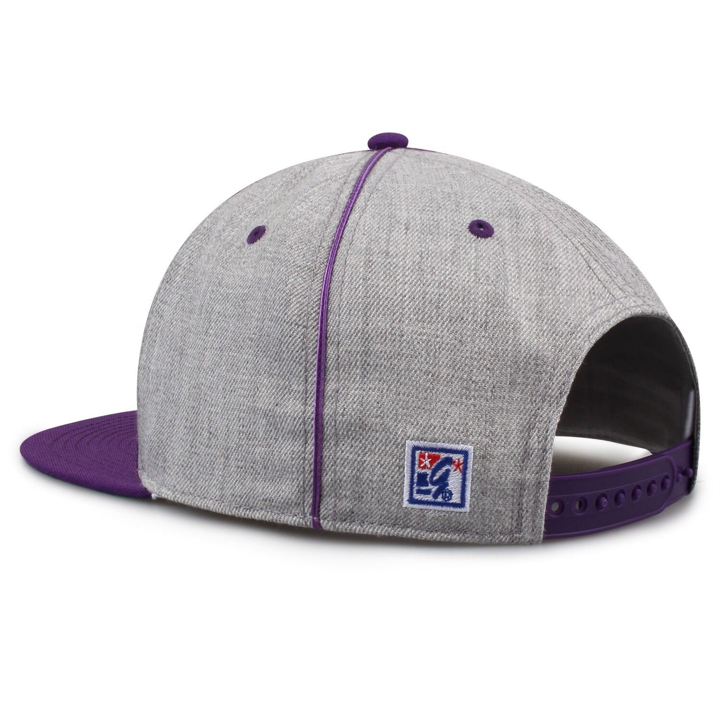 Louisiana State University Classic Grey Wool Circle Design Snapback