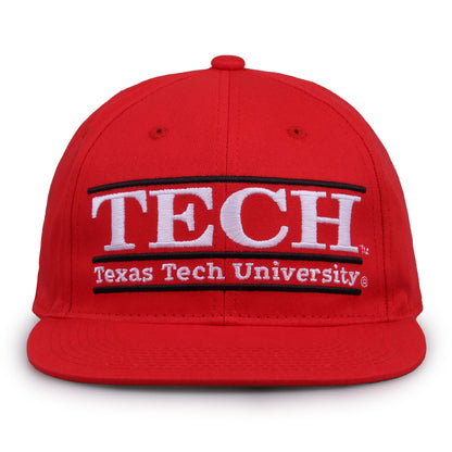 Texas Tech Hat Retro Snapback Bar Design