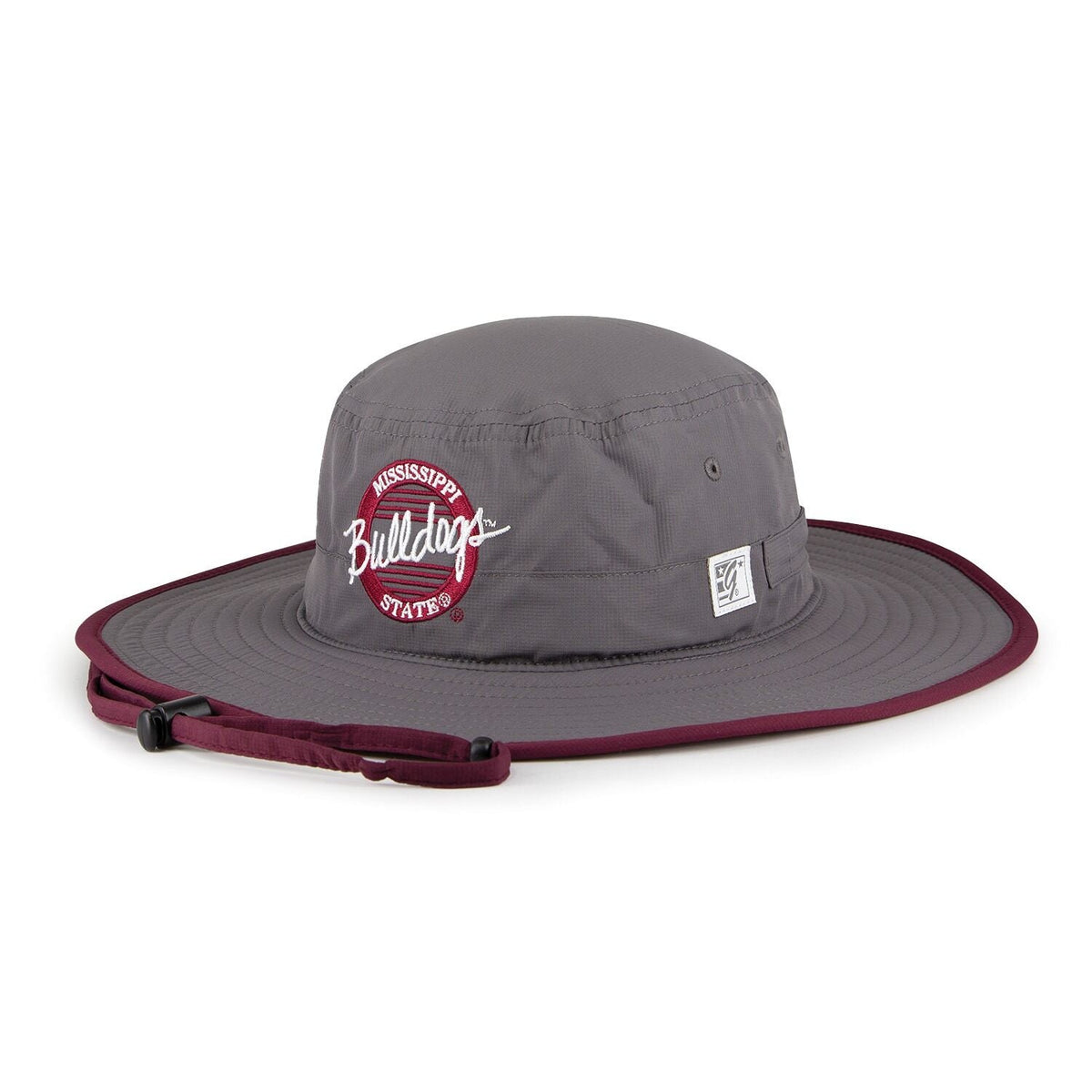 Mississippi State Bulldogs Boonie - Dark Grey/Maroon, alternate view 1