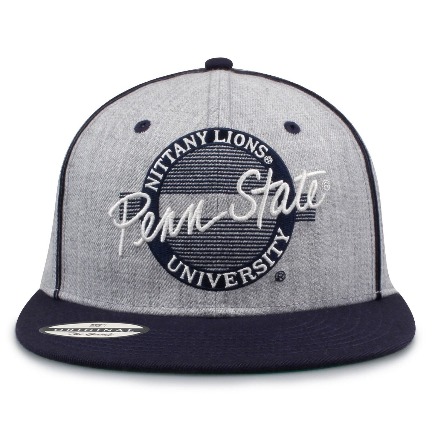 Penn State University Classic Grey Wool Circle Design Snapback