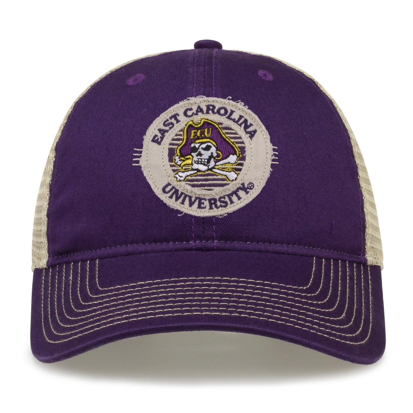 East Carolina Trucker Hat Circle Design