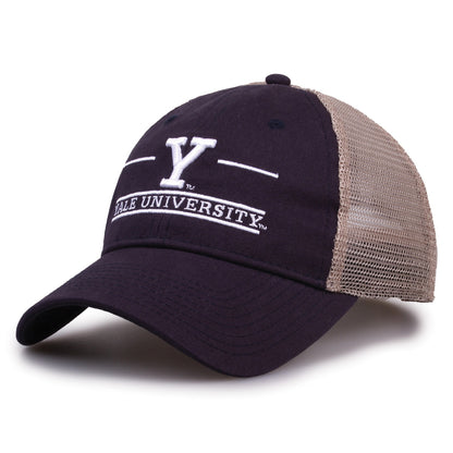 Yale Trucker Hat with Split Bar Soft Mesh Snapback