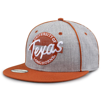 University Of Texas Classic Grey Wool Circle Design Snapback